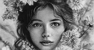 Nieuwe tekening als oefening tijdens tekenlessen